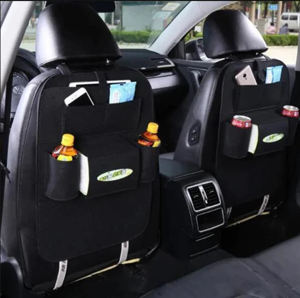 Essential Car Seat Storage with Pull-Out Table