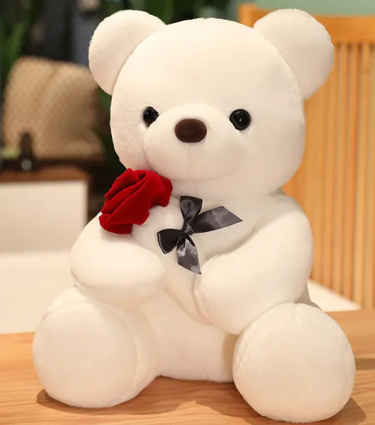 Charming Rose Teddy Plush