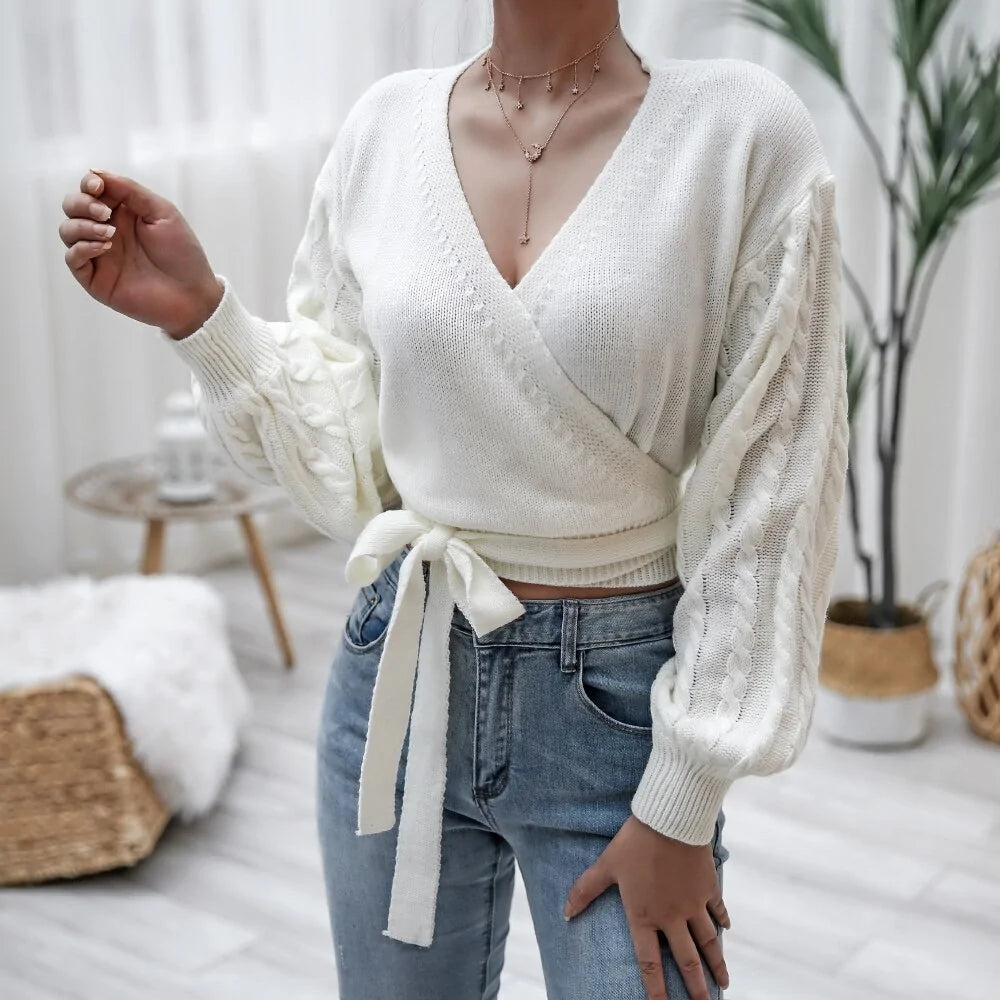 Signature Wrap Style Sweater