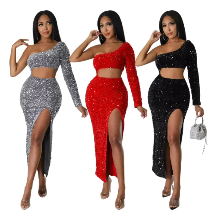 Chic One-Shoulder Dress
