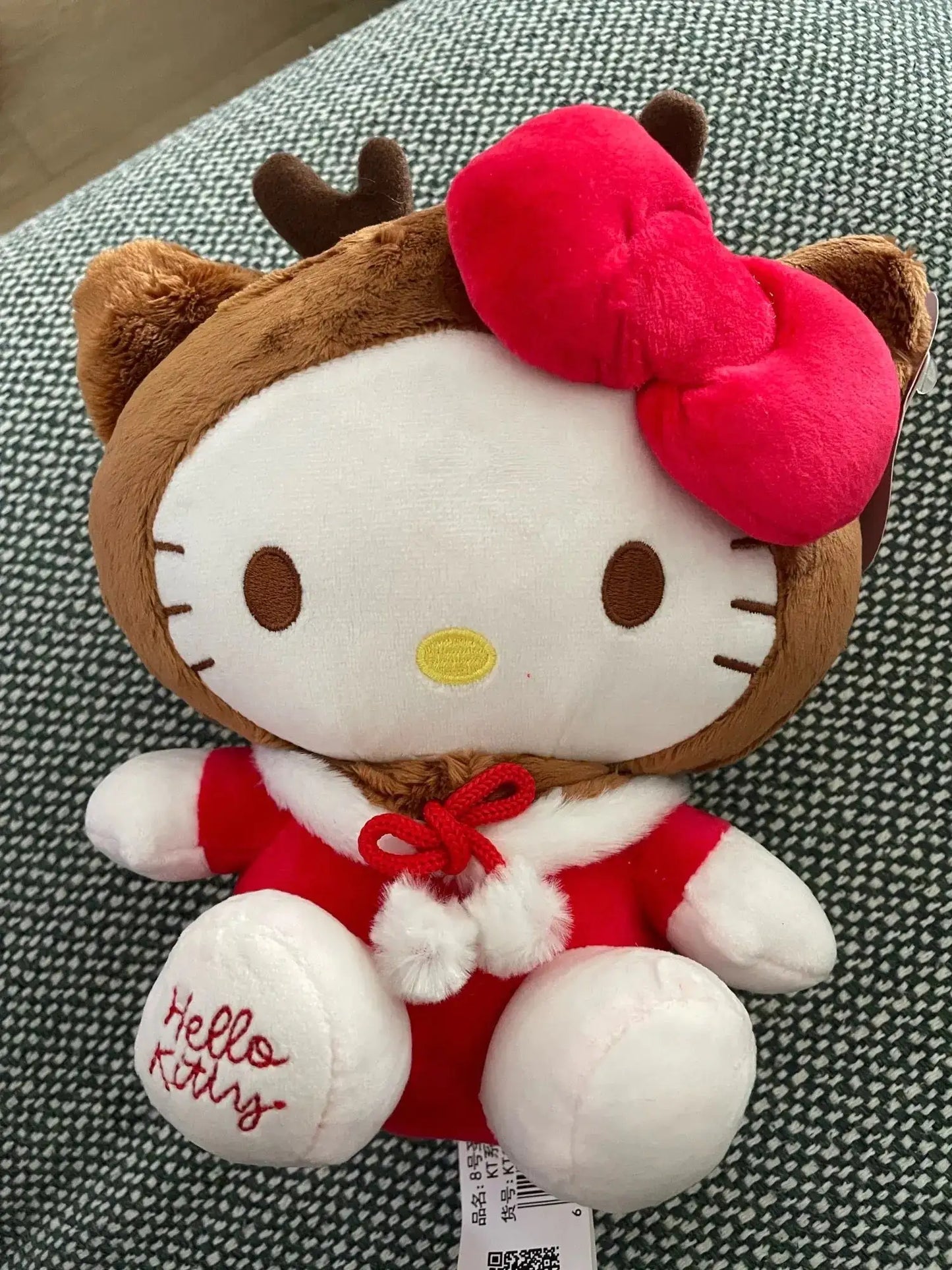 Adorable Hello Kitty Christmas Santa Reindeer Plushies