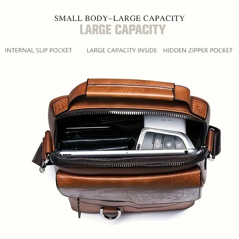 Professional and Stylish Compact Men's Messenger Bag