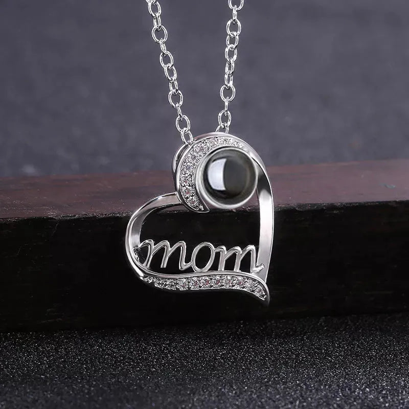 Elegant Titanium Geometric Necklace – Premium Gift