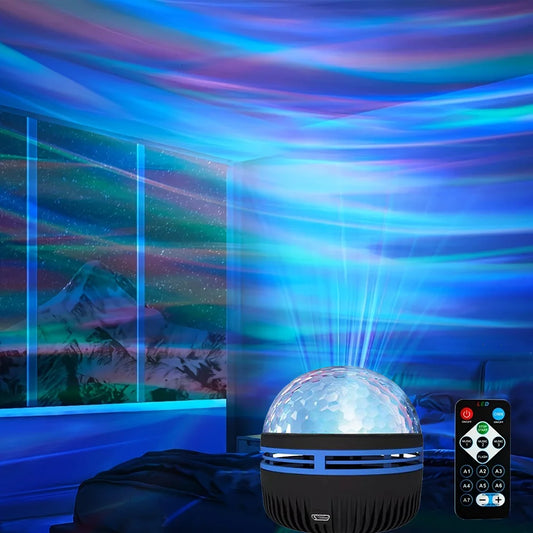 Aqua Glow LED Water Pattern Starry Sky Light