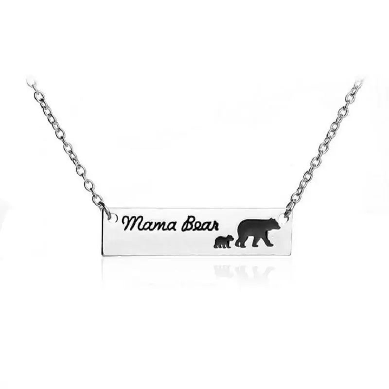 Mommy Bear Silver Keepsake