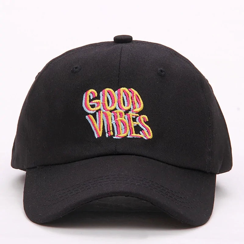 Stylish Good Vibes Embroidered Unisex Hat