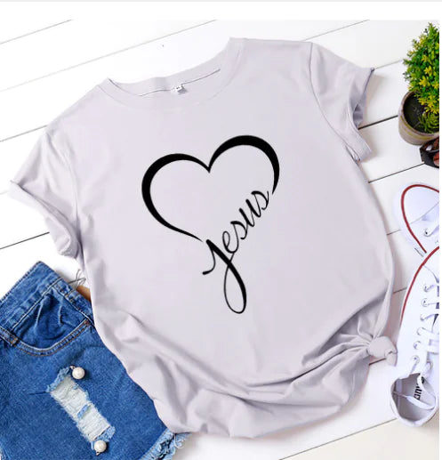 Heartfelt Faith Jesus Tee