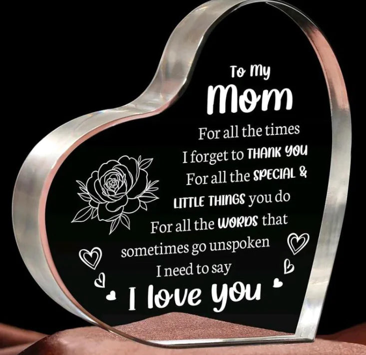 Crystal Clear Love Decor