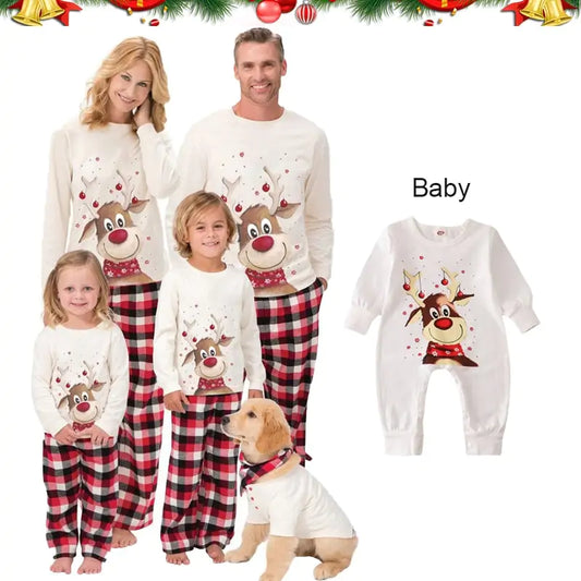 Cute Christmas Family Matching Pajamas Set/Outfits