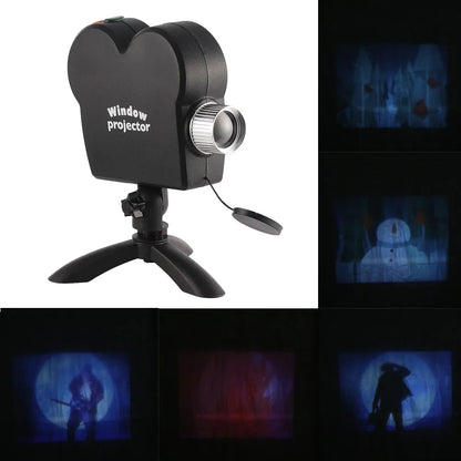 Halloween and Christmas Holographic Projection Window Display