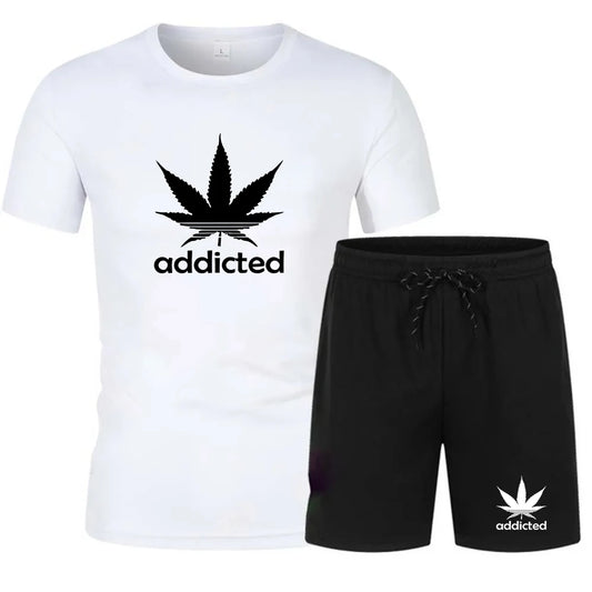 Men's Quick-Dry Breathable Training Set for Summer