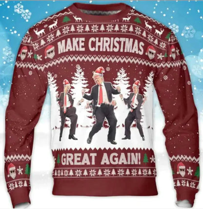 Cozy Festive Christmas Sweater -Make Christmas Great Again