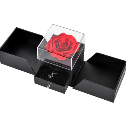 Forever Rose Love Necklace Set