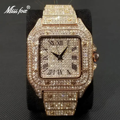 Swiss Geneva Diamond Watch