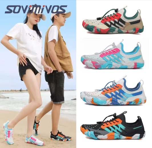 AquaTrek Unisex Sport Sneakers - Casual Hiking and Water Shoes