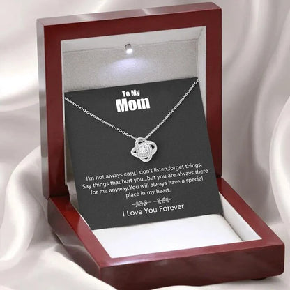 Crystal Flower Chain Necklace - Mother's Day Gift