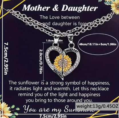 Radiant Sunflower Charm Necklace