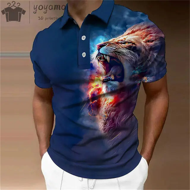 Animal Extravaganza Men's Polo
