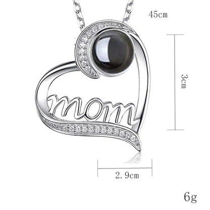Elegant Titanium Geometric Necklace – Premium Gift