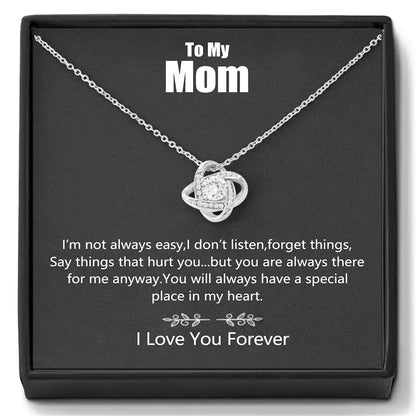 Crystal Flower Chain Necklace - Mother's Day Gift