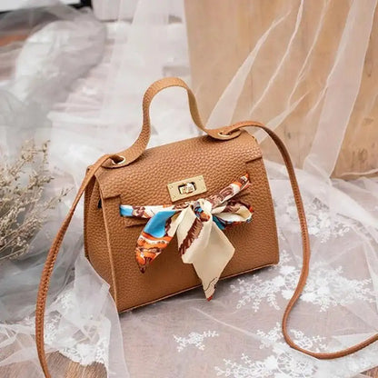 Designer Silk Scarf Shoulder Crossbody Bags for Women