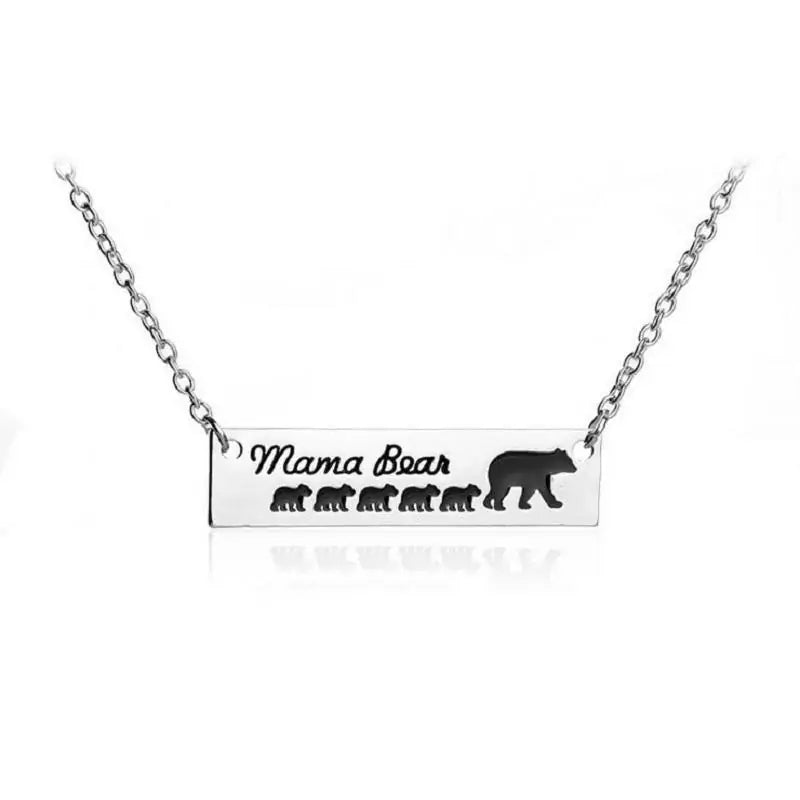 Mommy Bear Silver Keepsake