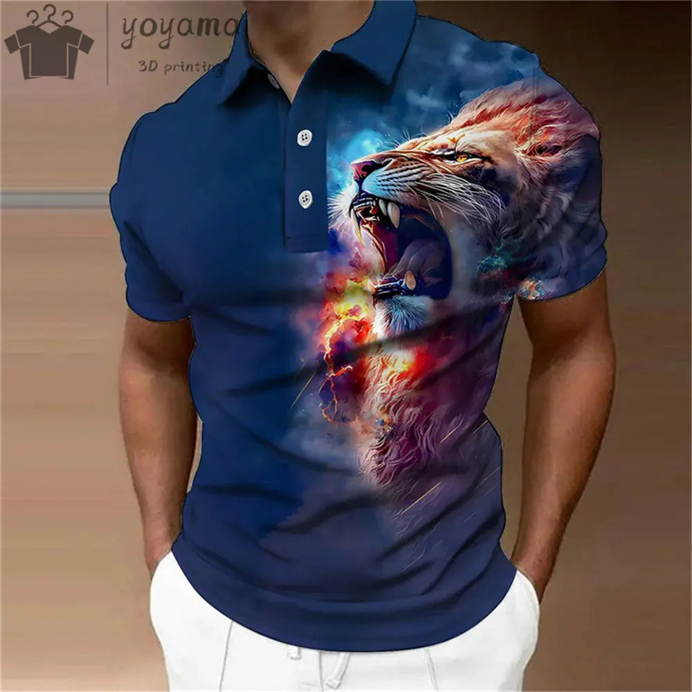Animal Extravaganza Men's Polo