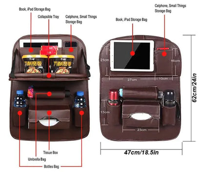 Essential Car Seat Storage with Pull-Out Table