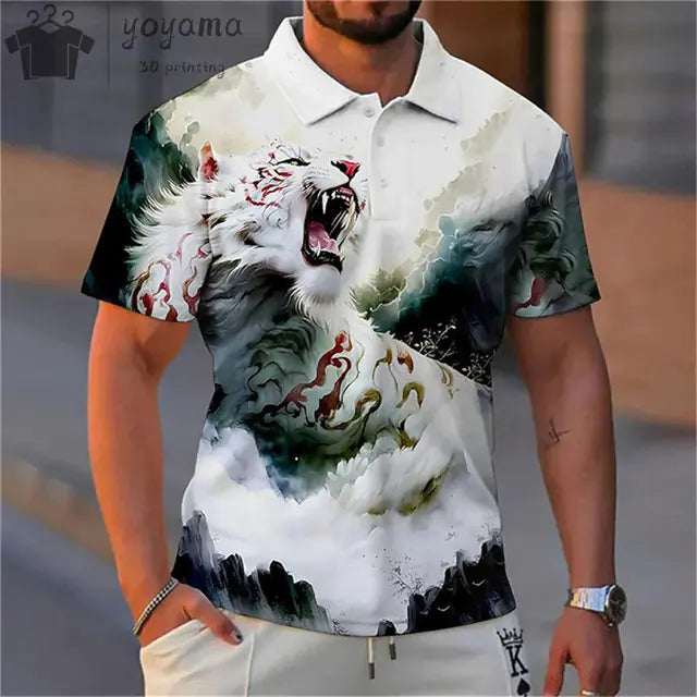 Animal Extravaganza Men's Polo