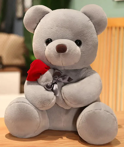 Charming Rose Teddy Plush