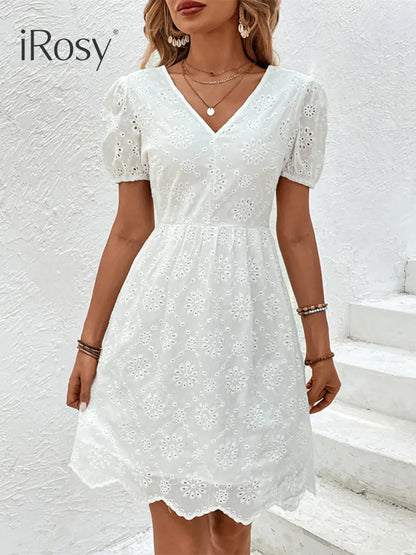 Sophisticated Summer White Dress