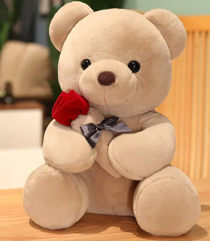 Charming Rose Teddy Plush