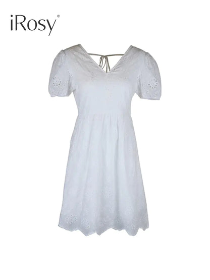Sophisticated Summer White Dress