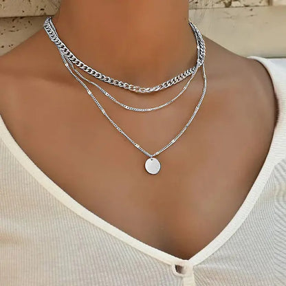 Glamorous Versatile Square Crystal Necklace Set
